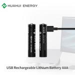 1.5V USB Battery Rechargeable With LED Indicator And Environmental Protection
