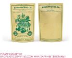 Custom Printed Logo Biodegradable Edible Packaging Smell Proof Resealable Stand