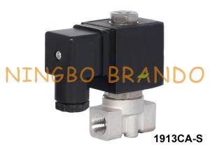 China 1/4'' Direct Operated Water Air Stainless Steel Solenoid Valve Two Ways factory