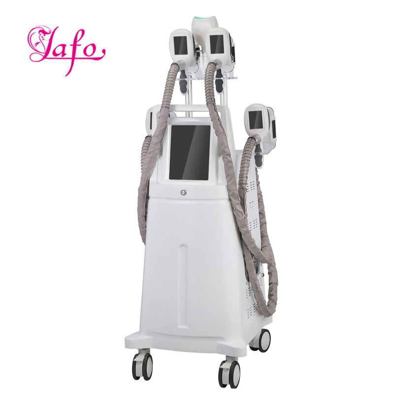 CE approved 4 handles working simultaneously 5 handles cryo fat slimming machine 3d cryolipolysis machine