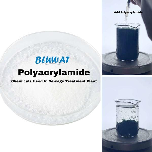 Chemicals Polyacrylamide Polyelectrolyte Flocculants Sewage Treatment Plant
