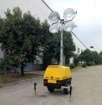 9M Hand Trailer Mobile Light Tower 5 Percent Off 4*1000W 360 Degree