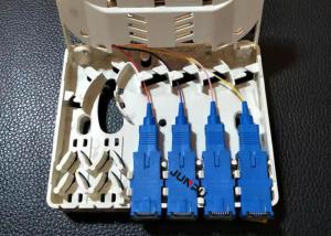 China 4 core Ftth Fiber Optic Termination Box, wall mount fiber termination box factory