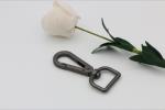 New products zinc alloy gunmetal color 20.7 mm square snap hooks for handbag