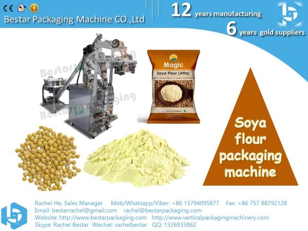 Soya flour 200g sachet packing machine [BESTAR] automatic powder weighing