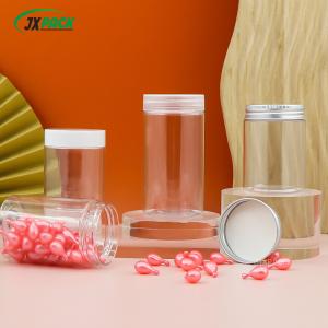 China 61mm Clear PET Plastic Jars 100ml-500ml Spice Plastic Jar For Food Storage factory