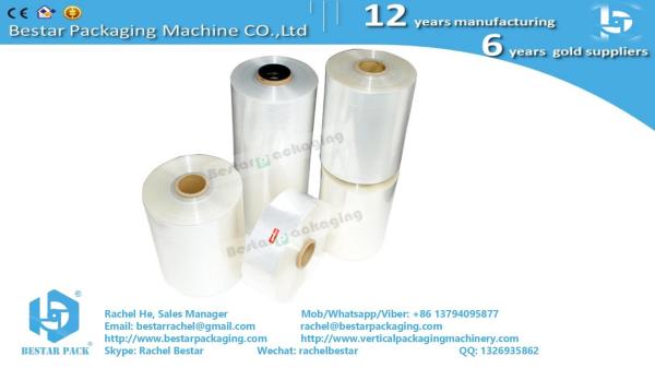 PET/PE laminated plastic foil for snack packaging with Bestar weighing packaging