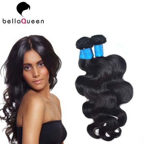 Natural Black 6a Virgin Burmese Remy Hair Extension , Body Wave Human Hair
