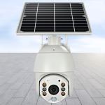 Glomarket 4G US/AU/JP Solar Lower Powered PTZ 2MP/4MP Waterproof Camera Smart