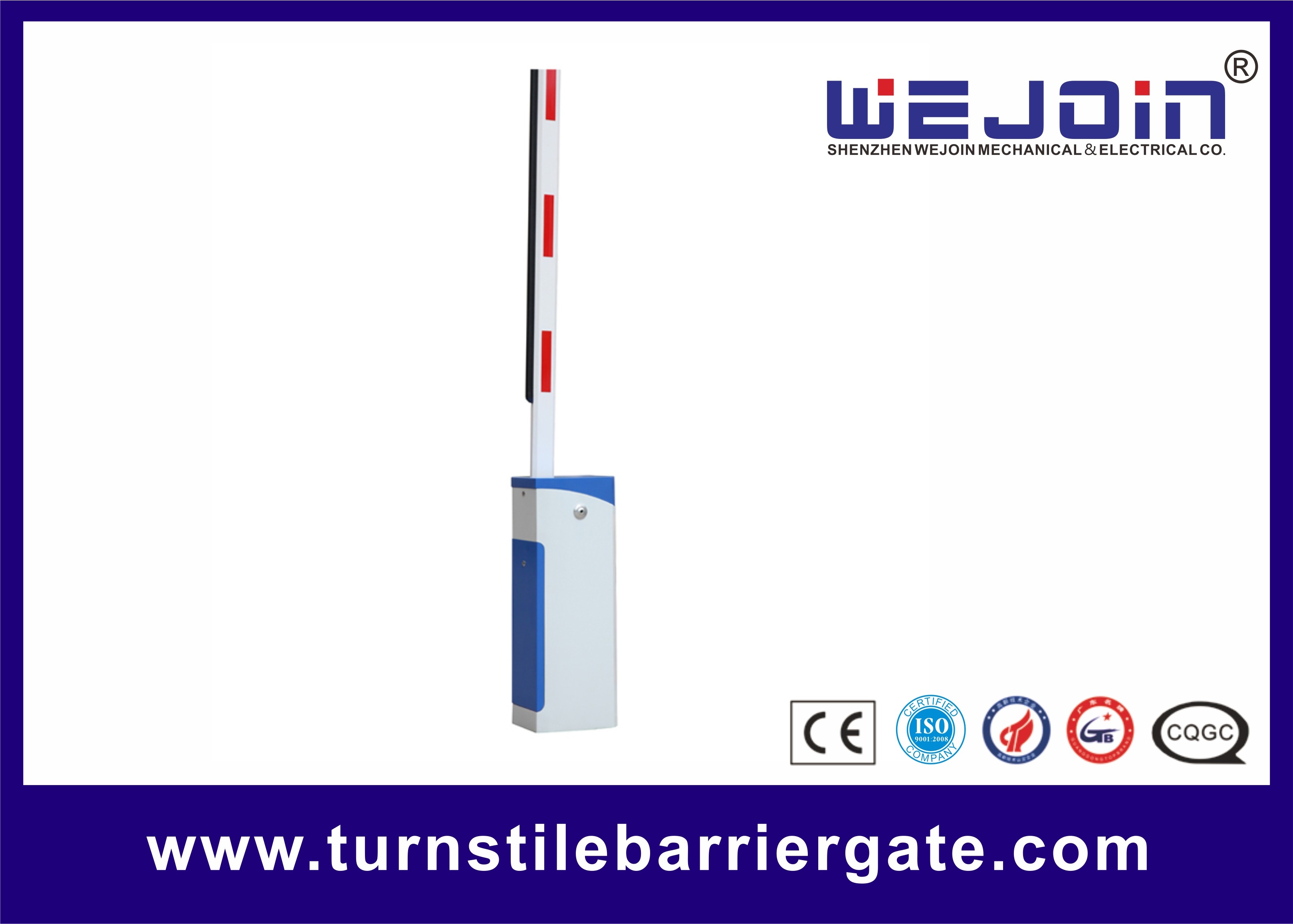 China Vehicle Access Control Mannual Boom Barrier Gate With Automatic Temperature factory