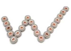 China High Performance 32mm OD Aluminium Oxide Abrasive Nylon Ringlock Brush factory