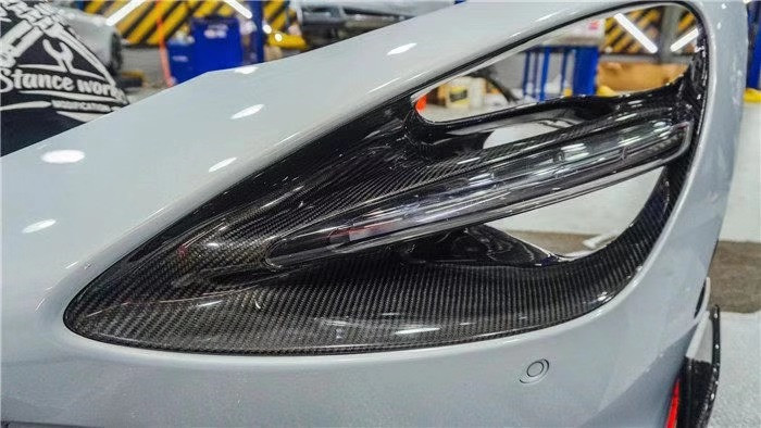 40mm Carbon Fiber Headlamp Guard 720S Carbon Fiber OEM Headlamp Guard