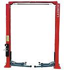 Electric Auto Workshop Equipment , Dual Hydraulic Clear Floor Two Post Car Lift