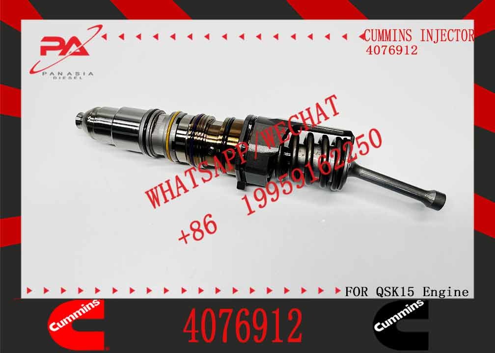 Fuel Injector Assembly 4076912 For Cummins Engine QSKX15 Series Matching Diesel