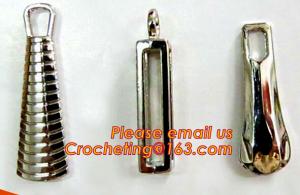 China No.5 Golden Brass Sliver Zipper, Stainless Steel Zipper, Custom Cheap Garment Accessories Metal Logo Zippers for Jacket factory