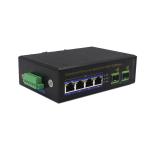 Unmanaged Industrial Gigabit Ethernet Switch , 4 Port Poe Switch