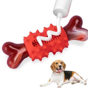 China Natural Rubber Bones Safe Chew Toys For Dogs 25x18CM factory
