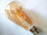LED Bulb Filament Gloden 400 Lumen Ra 80 30000 Hours 2 years Warranty E27 Base