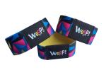 Custom Fabric NFC RFID Festival Bracelet Wristband For Social Distancing Access