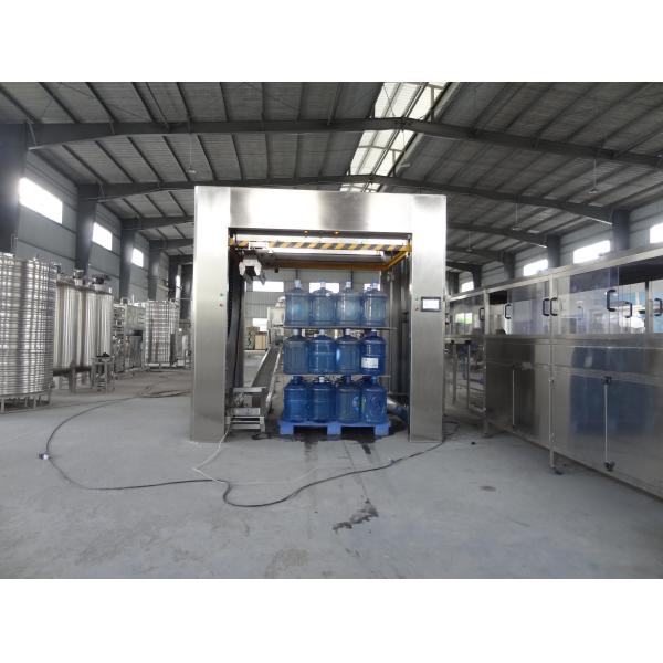 600BPH Drinking Water Filling Machine , 5 Gallon Water Bottling Machine Full Automatic