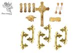 Funeral Decoration Casket Handles H9001 , Adult Coffins And Caskets Accessories