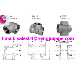 China forged pipe fittings( socket welded &amp; threaded) factory