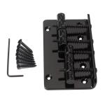 4 Strings Vintage Style Bass Bridge For Electric Bass Guitar 3.39"x1.89"x0.55"