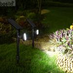 Waterproof Solar Powered Garden Lights Solar Panel 5.5V 500MA 2.5W Monocrystalli