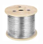 500 Ft Stainless Steel Cable T304 Wire Rope Stranded 3/16 Inch 7x19 Aircraft