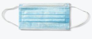 China Disposable Non Woven Surgical Mouth Mask / Face Mask Earloop 3 Ply 17.5x9.5cm factory