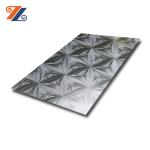 0.8mm 304 Embossed Stainless Steel Sheet For Lifts Decoration