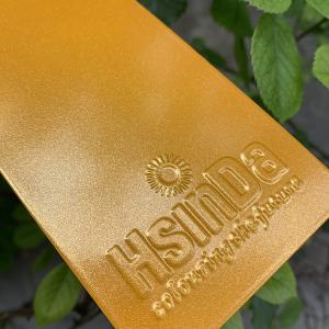 China Metallic Gold Powder Coating , Powder Paint Furniture Coating factory