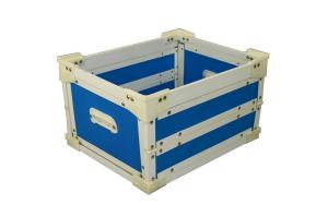 China customized collapsible coreflute totes,twin wall corrugated plastic box factory