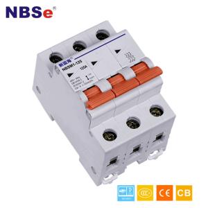 China NBSe 3P 125A Industrial Type Circuit Breaker NBSM1-125 Series Overload Protection factory