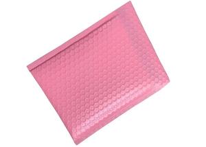 China Personalized Pink Poly Bubble Mailers Water Resistant For Protective Packaging factory