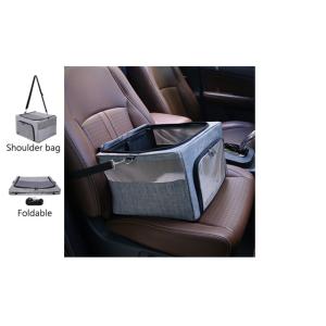 China Car Back Seat Belt Cat Pet Travel Carrier Non Slip Ventilated Mesh 33*24*38cm factory