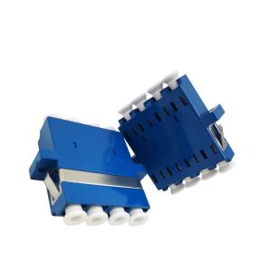 China Excellent Performance Fiber Optic Adaptor 4 Core LC Communication FTTH System Blue factory