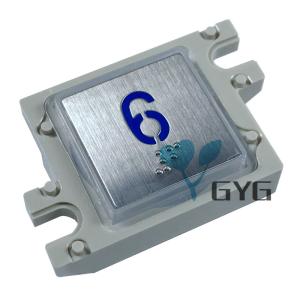 China PASSENGER ELEVATOR PUSH BUTTON SQUARE DC12V/24V STAINLESS STEEL 38.7*32.7MM factory