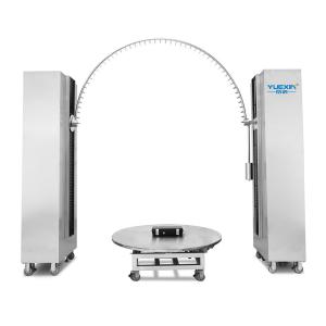 China Elevatable R1200 Mm Swing Tube Rain Test Machine IPX3 IPX4 factory