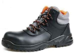 China Size UK2-13 Mid Cut Industrial Safety Shoes Mid Sole Non Slip Steel Toe Shoes factory