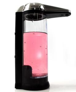 China ABS Rechargeable Liquid Soap Dispenser 500ML 2.1W Battery Operated factory