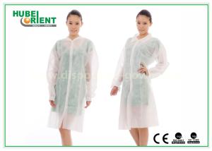 China Dental Medical Tyvek Disposable Lab Coats/Free Size Lab Coat Breathable For Body factory