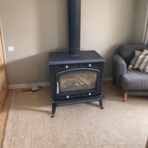China Home Indoor Wood Burning Fire Pits Wood Burning Heater Cast Iron Log Burner factory