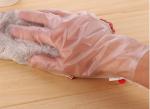 Practical high quality transparent disposable hdpe vinyl pe glove thickened