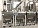 GMP Automatic Vacuum Cone IBC Powder Tote Tank For Conveyor Stainless Steel