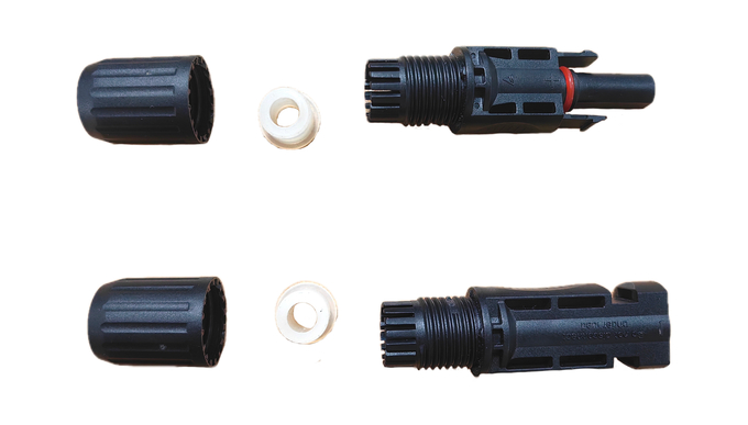1500 VDC IP65/IP68 PPO/PA Photovoltaic Connector With V-0 Flame Rating