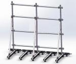 Custom Sizes Lighting Video LED Display Wall Ground Stand Support for Outdoor