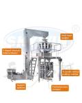 High Speed SS304 Food Vertical Packing Machine For Snack / Coffee Bean / Tea