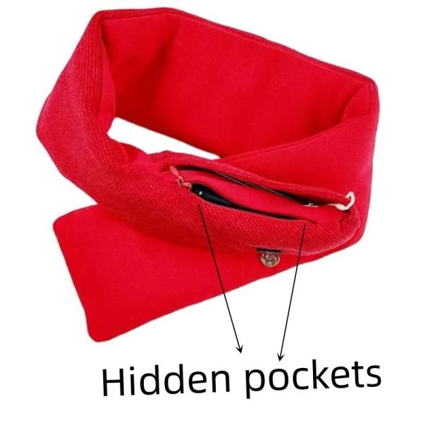 Heating Scarf Graphene Heating Pad Ladies Heated Scarf 3-Level Adjustable Temperature