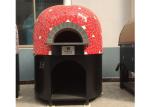 Gas Heating Italy Pizza Oven Lava Rock Materials Various Colors Oven